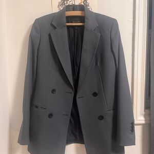 Massimo Dutti Gray Blazer